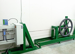 Zugversuche an Überland Glasfaserkabeln