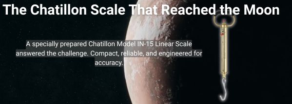 Chatillon Scale on The Moon