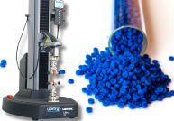 polumer testing with LSPlus material tester