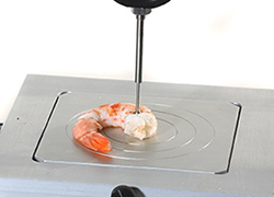 Probenhalter und Befestigungen für die Analyse von Fleisch, Geflügel und Fisch